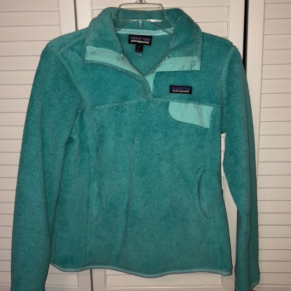 🌺Patagonia brushed polar fleece pullover!